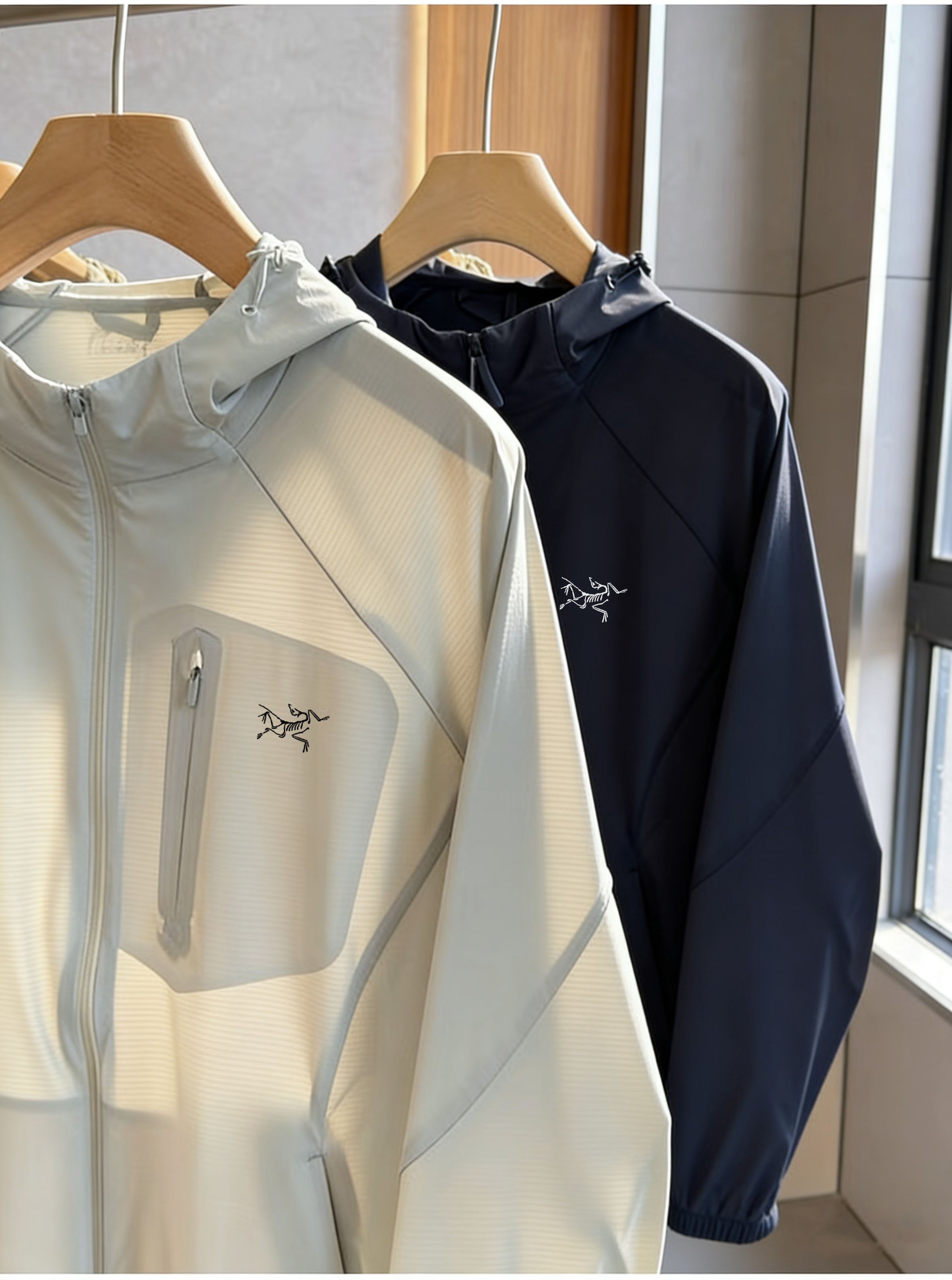 Arc'teryx 品质防晒服ARC'TERYZ / 始祖鸟四色情侣新款户外休闲皮肤连帽防晒衣外套