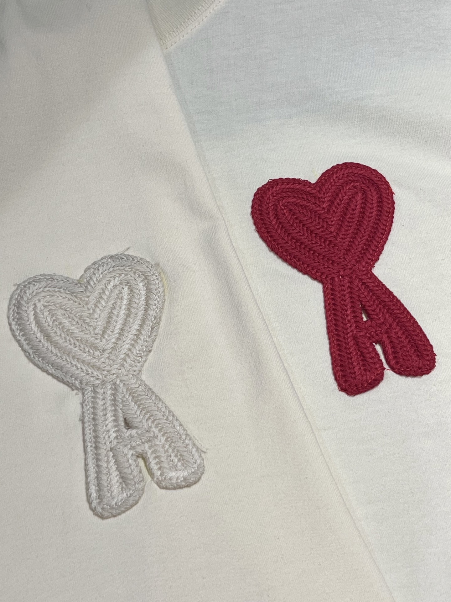 Ami Paris Cream Cotton T-Shirt with Embroidered Logo | Casual Wear 7 i1746926881802 6987 0 6
