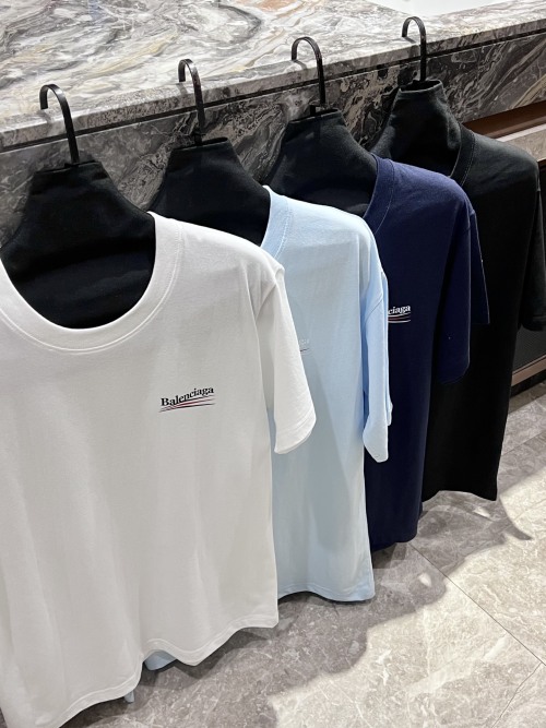 Balenciaga Oversized Cotton T-Shirt Summer Wave Tee Unisex 1 Balenciaga Oversized Cotton T-Shirt Summer Wave Tee Unisex