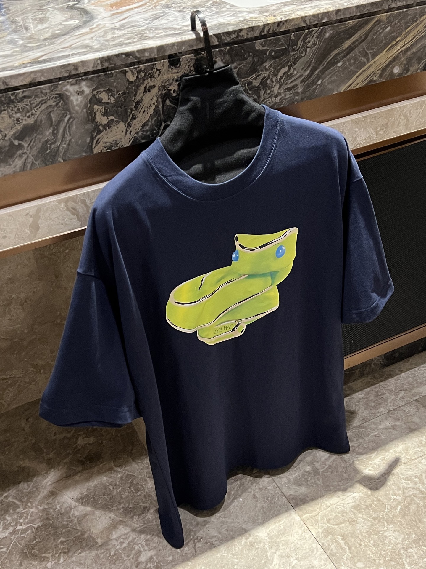 Loewe SS25 Snake Print Cotton T-Shirt - Limited Edition Couple's Tee 2 i1746952401629 5148 0 1