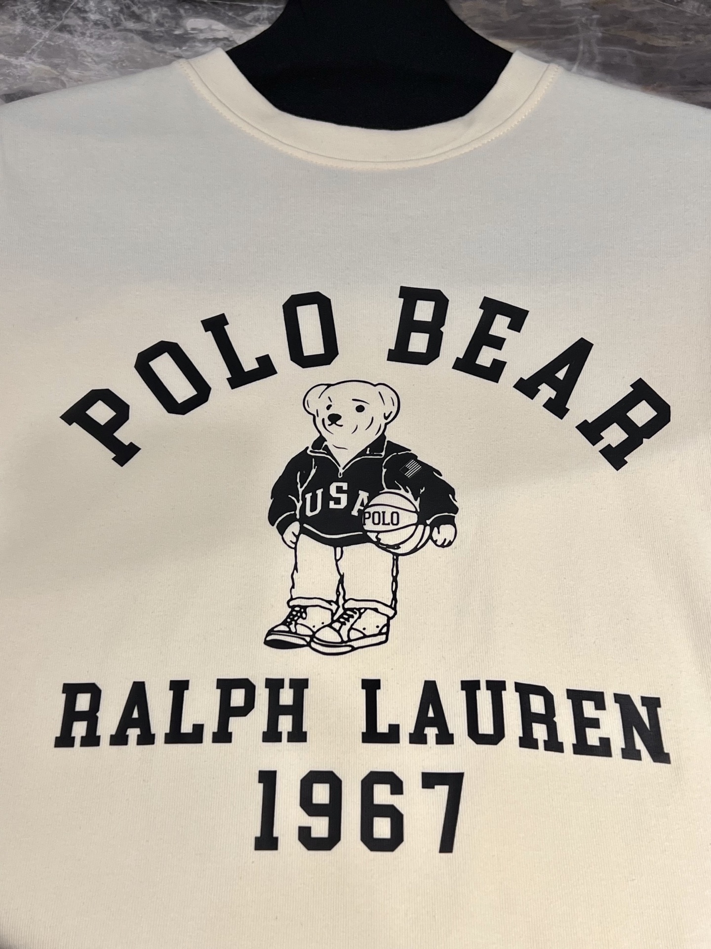 Ralph Lauren Polo Bear Cream T-Shirt - Short Sleeve, Cotton, Casual Style 4 i1746971027975 5732 0 3
