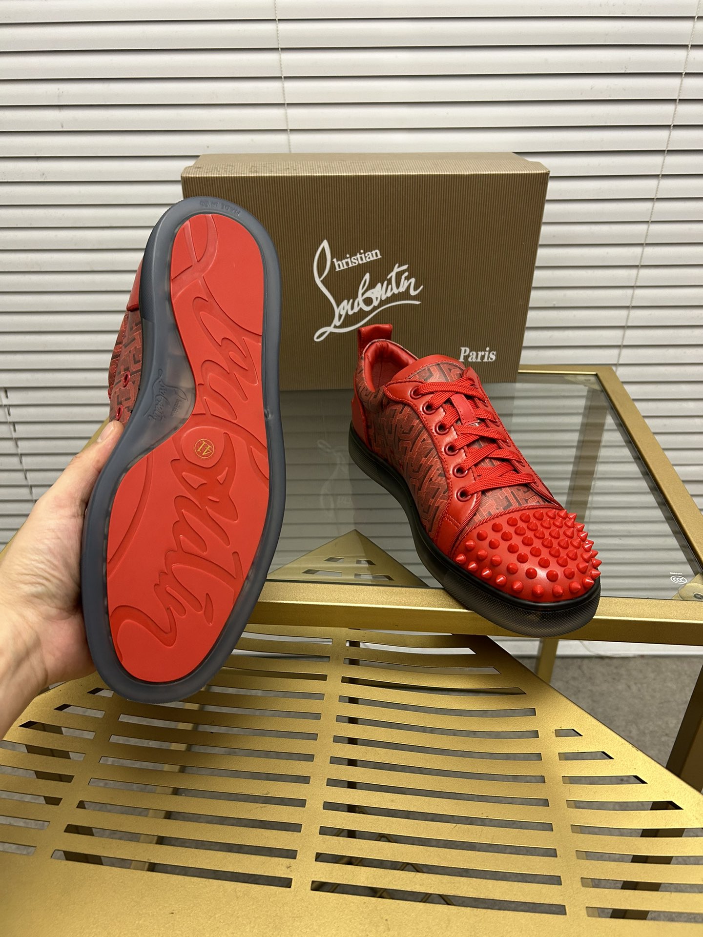 precio de fábrica. christian louboutin (CL zapatos inferiores rojos) serie contador, parejas boardsh