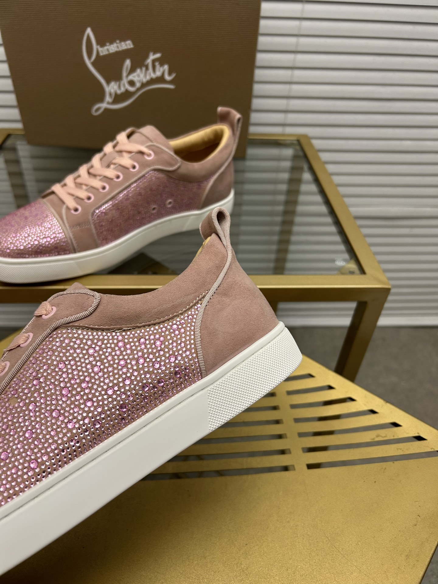 (precio de fábrica. christian louboutin (CL zapatos inferiores rojos) serie de contador, pareja boar