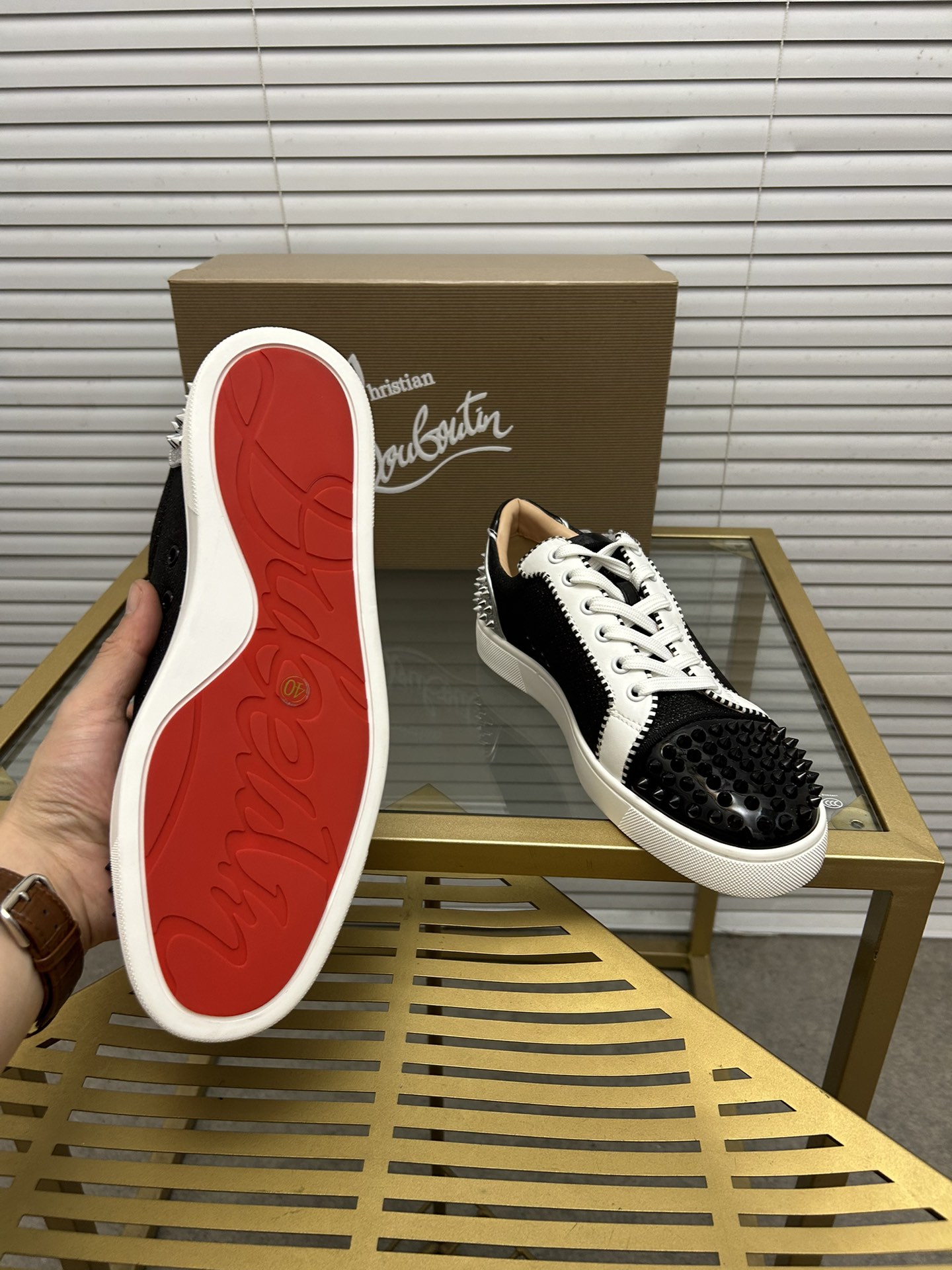 precio de fábrica. christian louboutin (CL zapatos inferiores rojos) serie contador, parejas boardsh