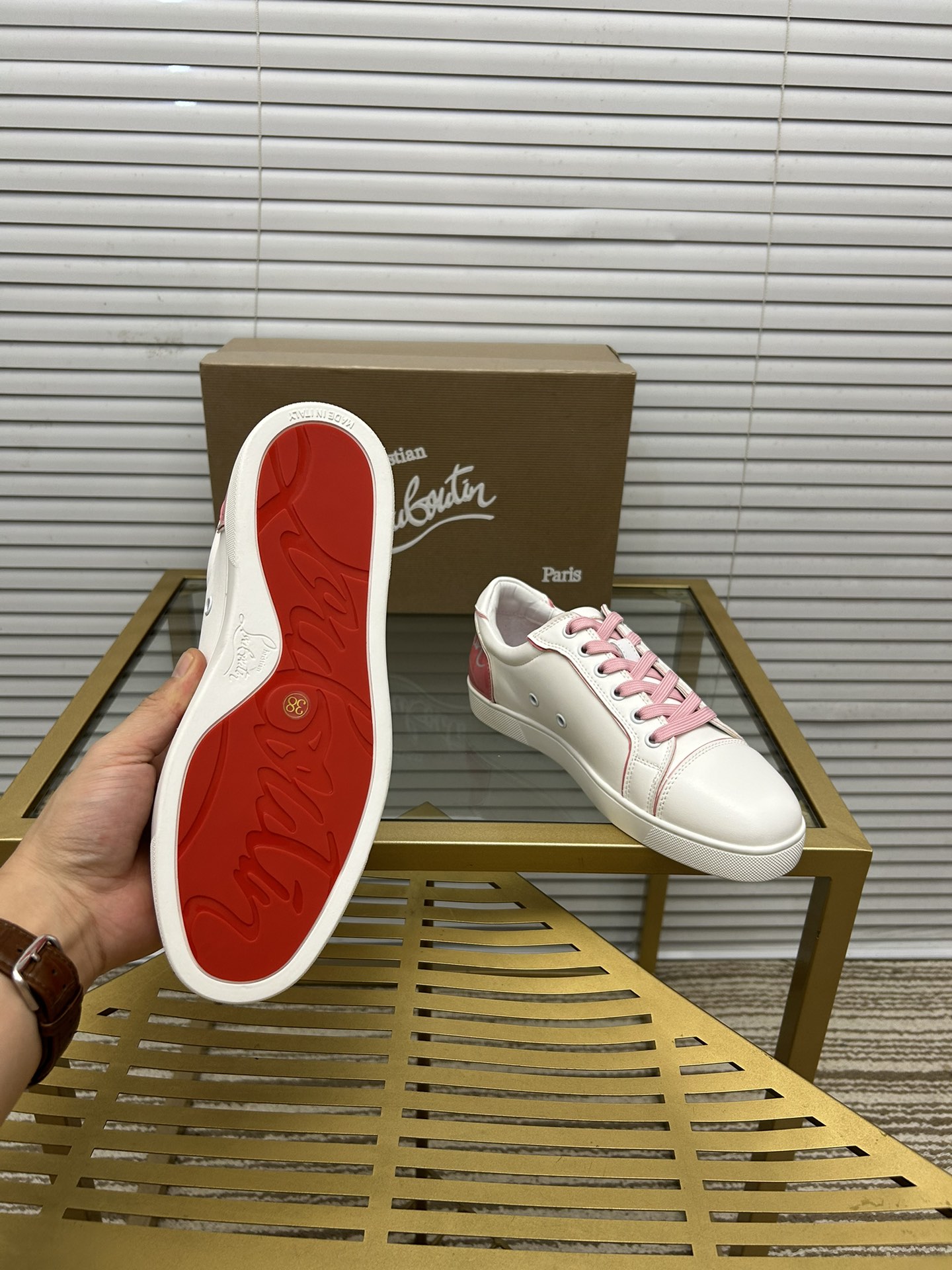precio de fábrica. christian louboutin (CL zapatos inferiores rojos) serie contador, parejas boardsh