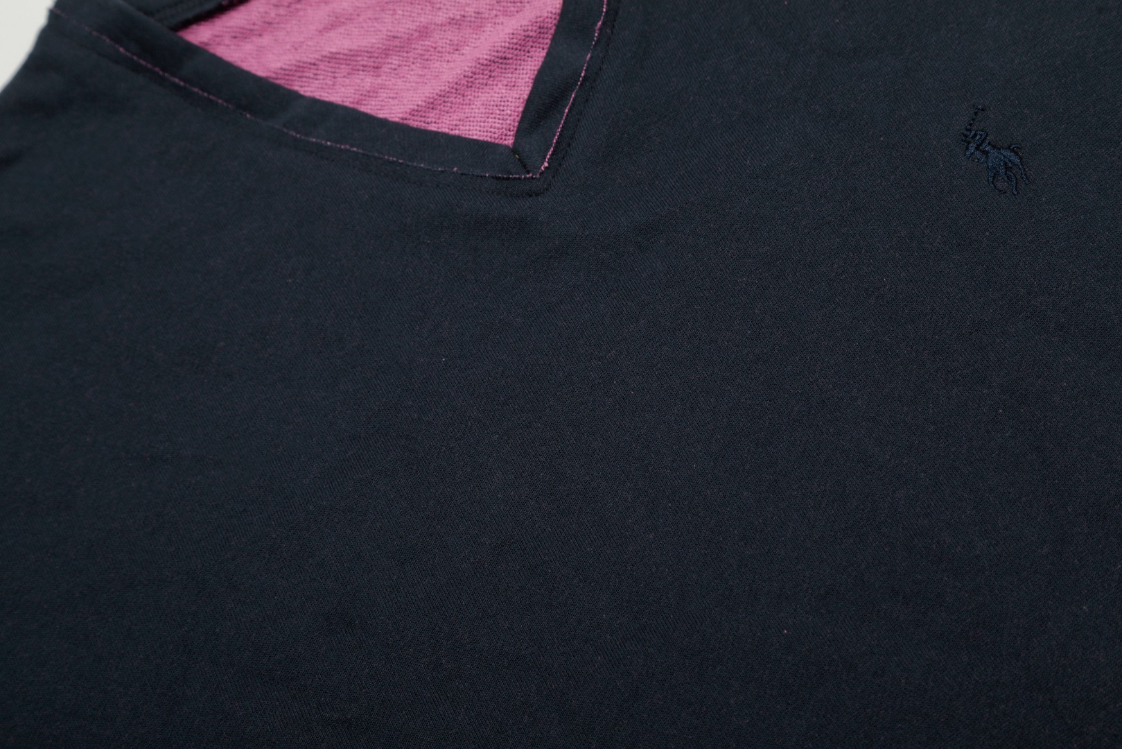 Ralph Lauren DSHU T5011# Double-Coloured V-Neck Top, Top Quality, Size S-L - 图片 4