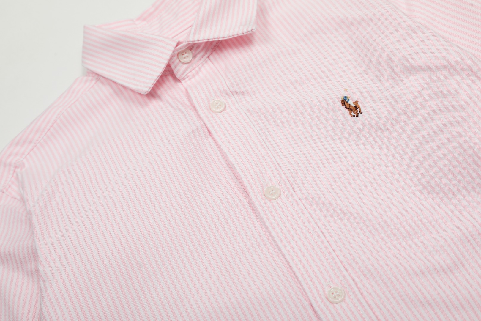 Top Quality Lavlaren/Ralph Lauren Striped Pony Couple Shirt – High-Quality Oxford Fabric - 图片 4