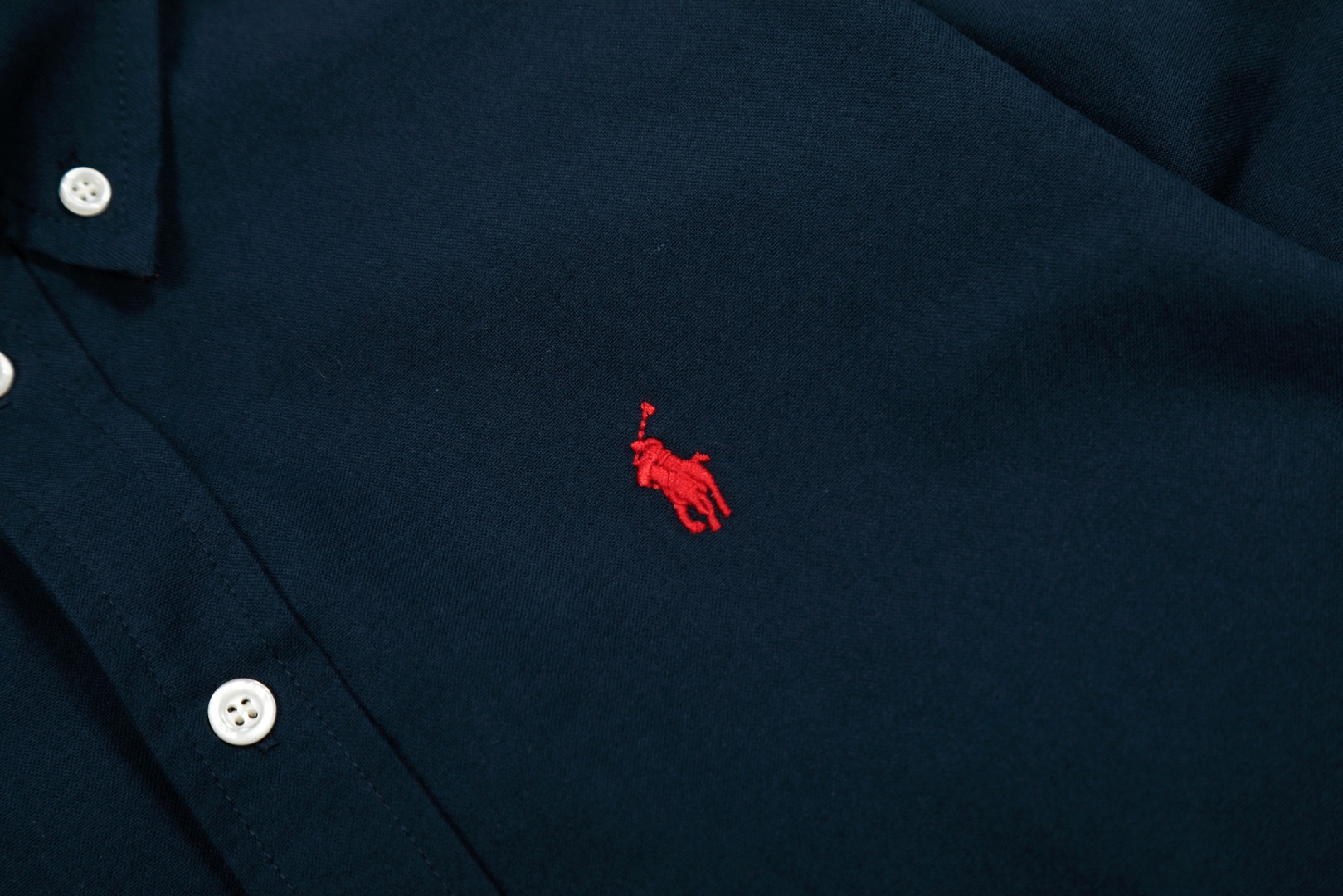 “Ralph Lauren Classic Blue Shirt: Top Quality Original Design, Soft Fabric, Various Colors” - 图片 4