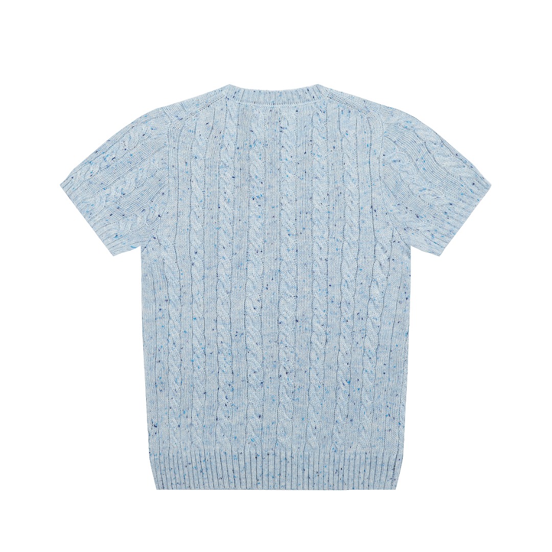 Ralph Lauren Suéter de Manga Corta con Logo Bordado y Tejido Trenzado 3 o 1iof8a1fg1bvgrdh1r8uuaj1dl5k