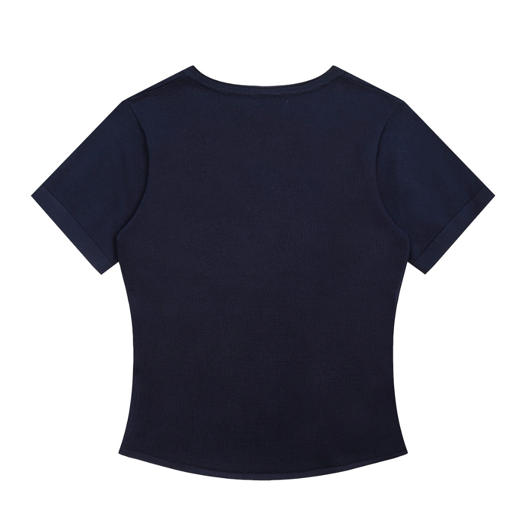 Polo Ralph Lauren Camiseta de Punto con Cuello en V y Logo Bordado para Mujer 3 o 1itroo813cnr1m8fep8c9kb9r6