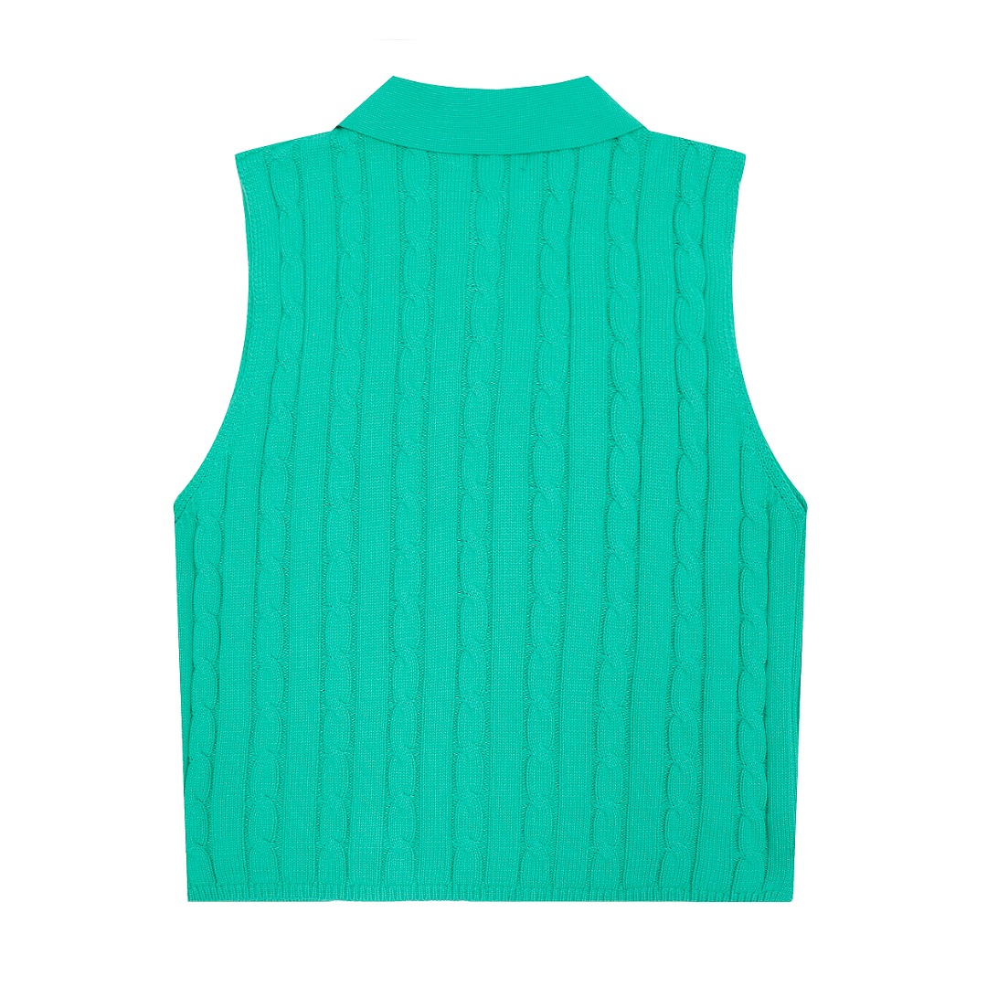 Ralph Lauren Polo Chaleco de Punto con Logo Bordado para Mujer 3 o 1iu3urekb1e4l1aj4ki43t1r9t8