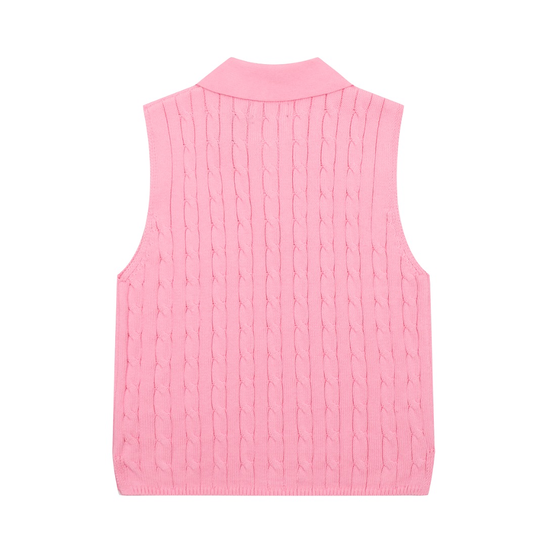 Ralph Lauren Polo Clásico Chaleco de Punto con Logo Bordado para Mujer 3 o 1iu42knj3c54dnv1dmr15i7v611