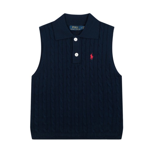Ralph Lauren Polo Chaleco de Punto con Logo Bordado para Mujer 17 Ralph Lauren Polo Chaleco de Punto con Logo Bordado para Mujer
