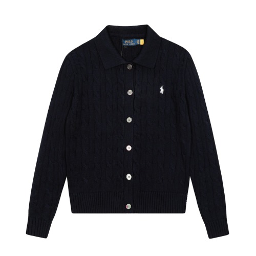 Ralph Lauren Cable-Knit Cotton Cardigan, Classic Fit, Pony Logo 1 Ralph Lauren Cable-Knit Cotton Cardigan, Classic Fit, Pony Logo