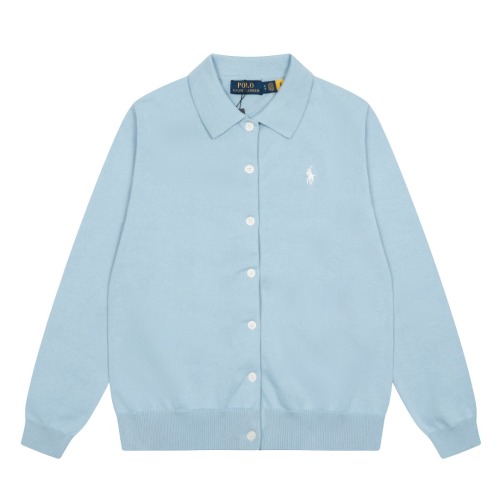 Ralph Lauren Women's Classic Fit Long Sleeve Knit Cardigan, Light Blue 1 Ralph Lauren Women’s Classic Fit Long Sleeve Knit Cardigan, Light Blue