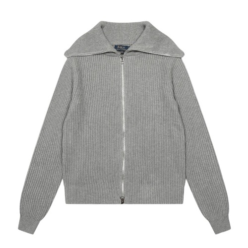 Ralph Lauren Women's Full-Zip Ribbed Knit Cardigan Sweater - Classic Fit 1 Ralph Lauren Women's Full-Zip Ribbed Knit Cardigan Sweater - Classic Fit