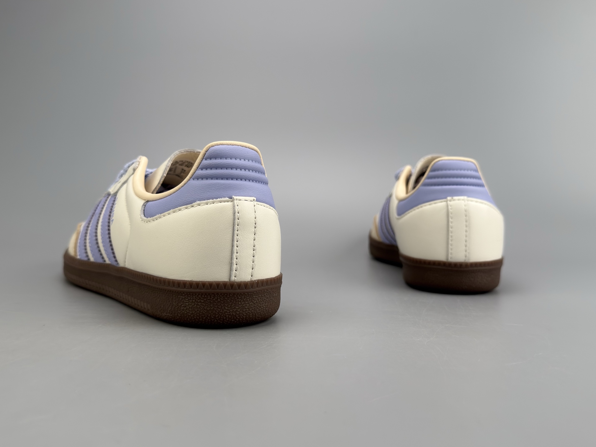 Adidas Samba OG Low-Top Sneakers - Cream White/Purple - Leather Upper 7 i1746634272192 4135 0 5