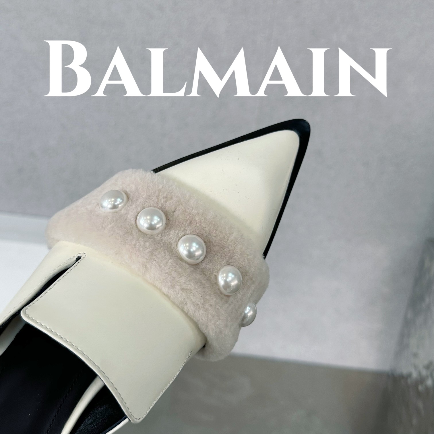 Balmain巴尔曼独家首发巴尔曼春夏最新款硬币羔羊毛半托重工打造法国代购原版回来历经数月全部私模打造确