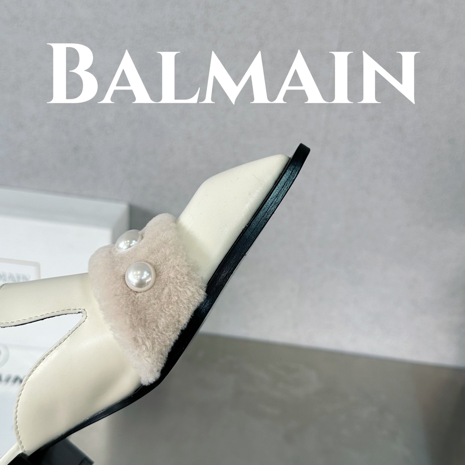 Balmain巴尔曼独家首发巴尔曼春夏最新款硬币羔羊毛半托重工打造法国代购原版回来历经数月全部私模打造确