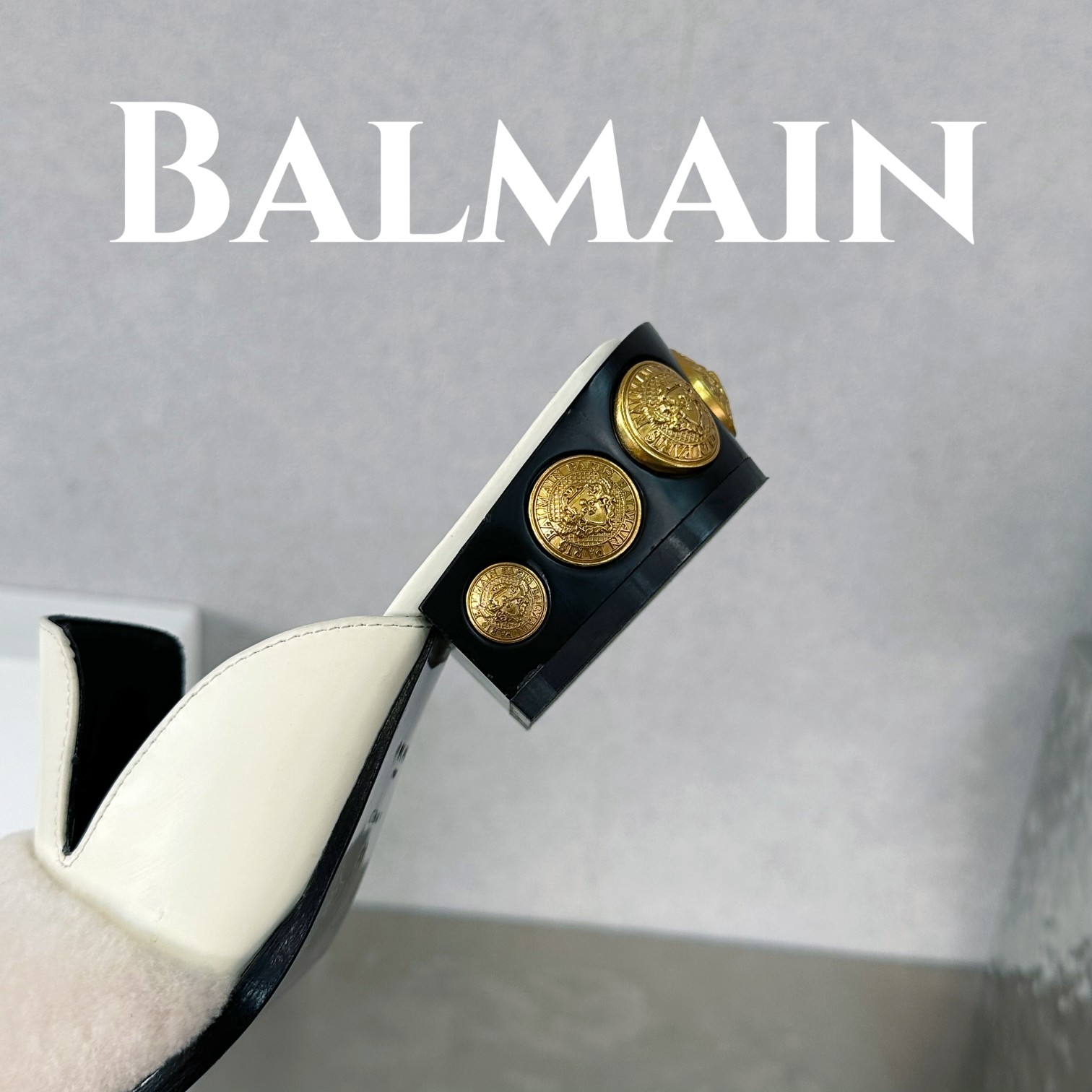 Balmain巴尔曼独家首发巴尔曼春夏最新款硬币羔羊毛半托重工打造法国代购原版回来历经数月全部私模打造确