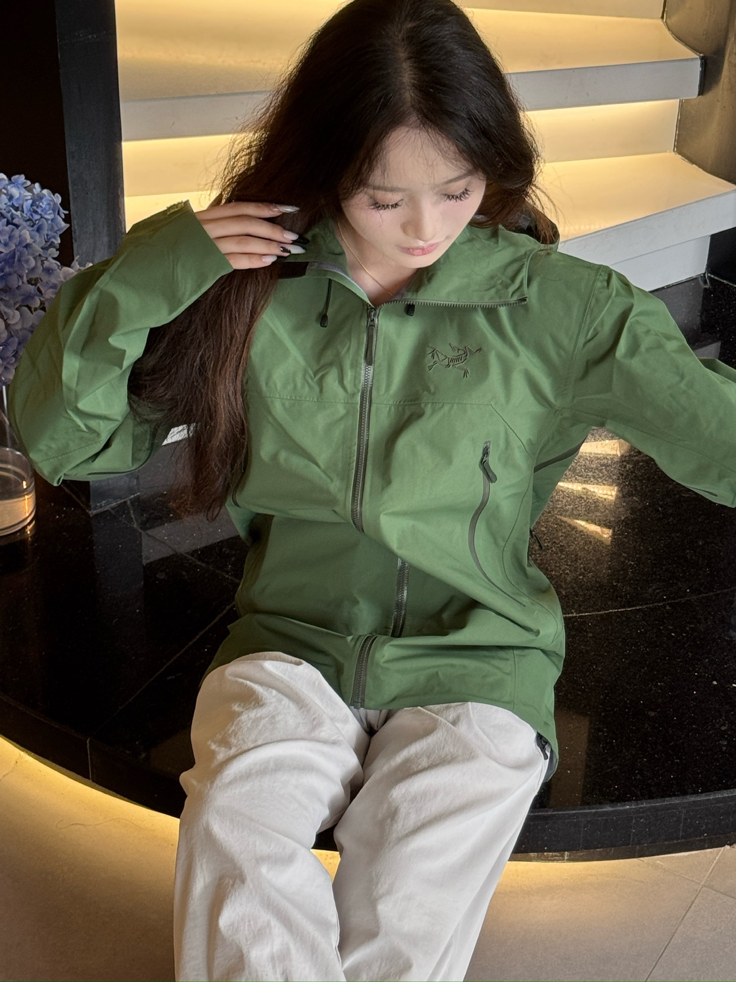 NO:518700,ARC'TERY ｜Bate SL Lightweight breathable hooded jacket Eden Green Size S-2XL, Hats,alexander wang19860909ARC'TERY ｜Bate SL 轻质透气连帽冲锋衣 伊甸绿 尺码S-2XL,,hats,alexander wang,Men's clothing