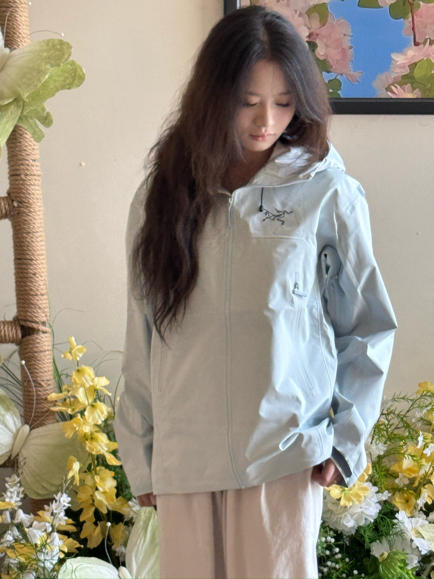 NO:518698,ARC'TERY ｜Bate SL Lightweight breathable hooded jacket Dawn blue Size S-2XL, Hats,alexander wang19860909ARC'TERY ｜Bate SL 轻质透气连帽冲锋衣 破晓蓝 尺码S-2XL,,hats,alexander wang,Men's clothing