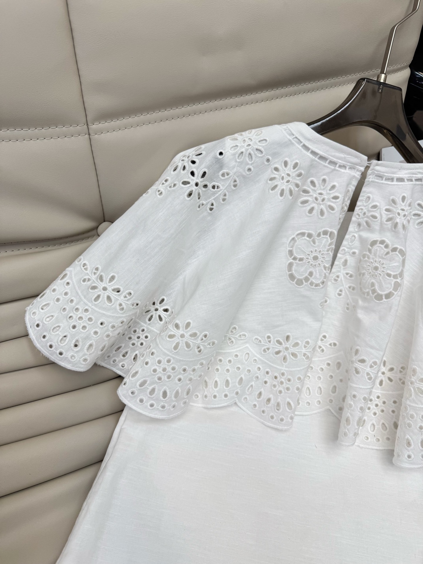 Floral Embroidery Cape Dress - Elegant A-Line, Slimming Waist, S-L 7 i1751712487995 8281 0 5