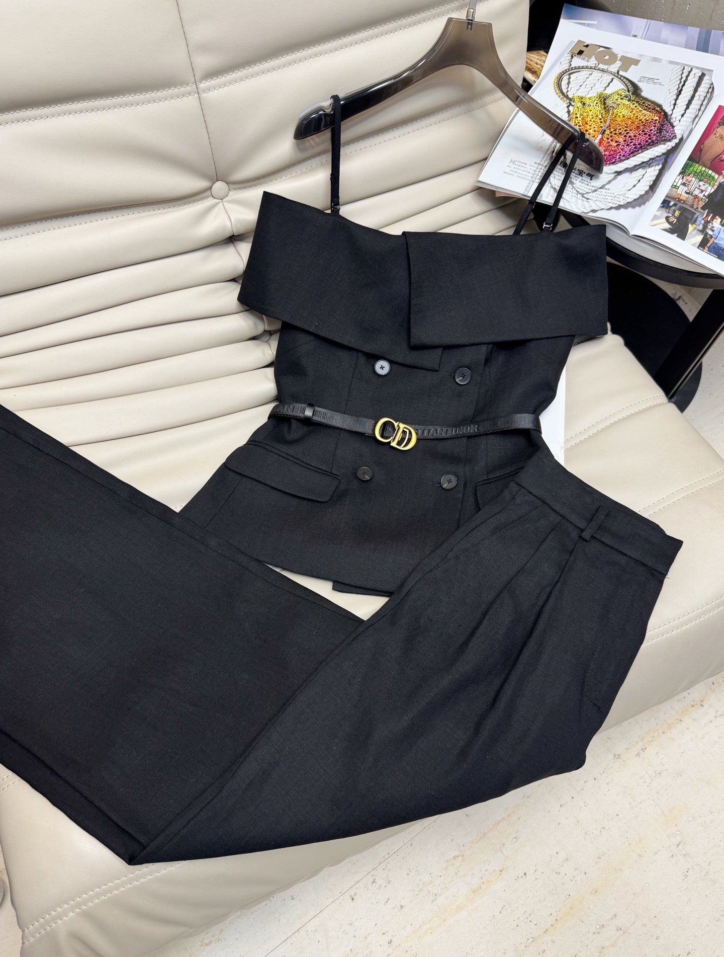 Elegant Solid Color Cami Top and Wide Leg Pants Set - Chic and Comfortable 2 i1752835738571 5553 0 0