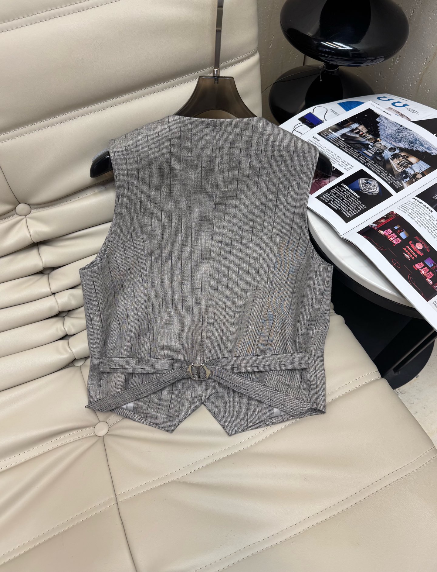 Elegant Gold Thread Linen Suit - Chic Commute & Timeless Chanel Style 6 i1754967803296 2757 0 4