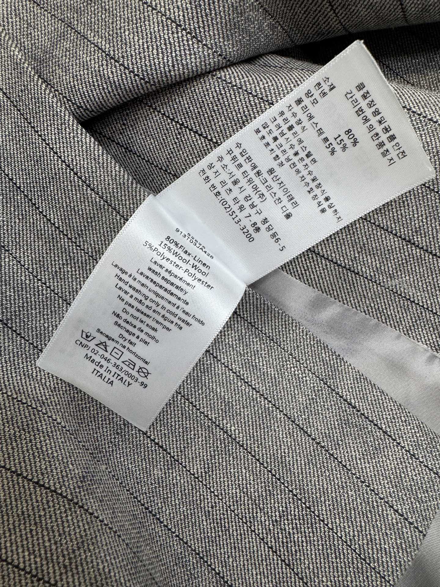Elegant Linen Blend Pinstripe Blazer - Sophisticated Autumn Style, Size S-L 10 i1754967830396 7701 0 8