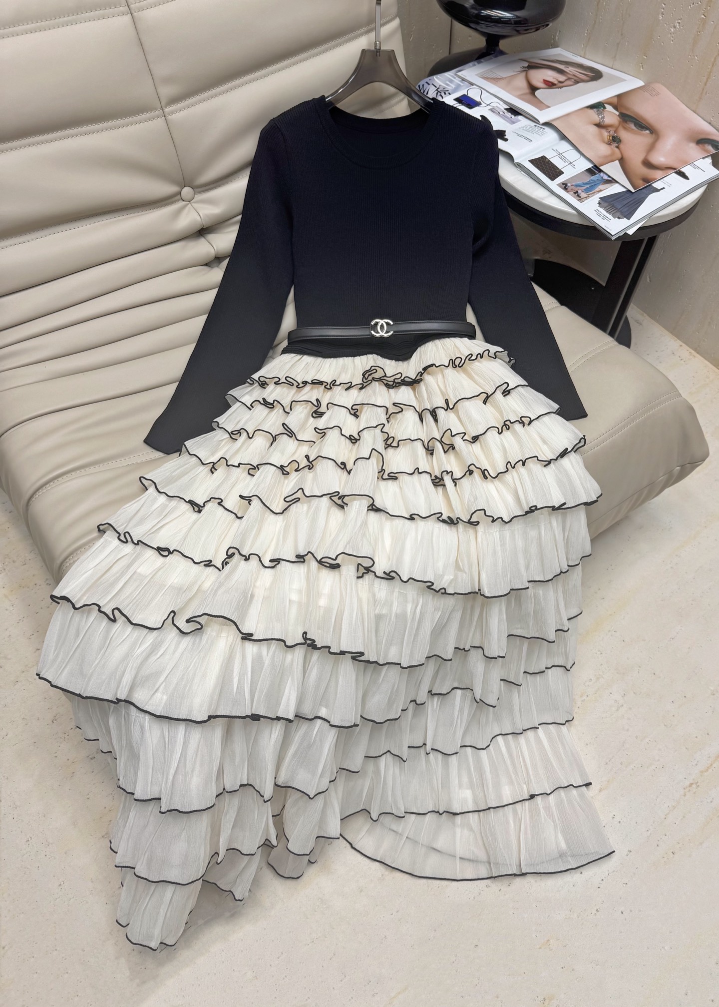 NO:480776,25-year-old new style Hepburn style high-waisted long skirt, gentle style A-line version, ballet cake skirt design, age-reducing and super meat-covering SML, skirts, alexander wang1986090925年早秋新款 赫本风气质高腰蓬蓬长裙 温柔风A字版 芭蕾蛋糕裙摆设计 减龄又超级遮肉 SML,,skirts,alexander wang,Women's clothing