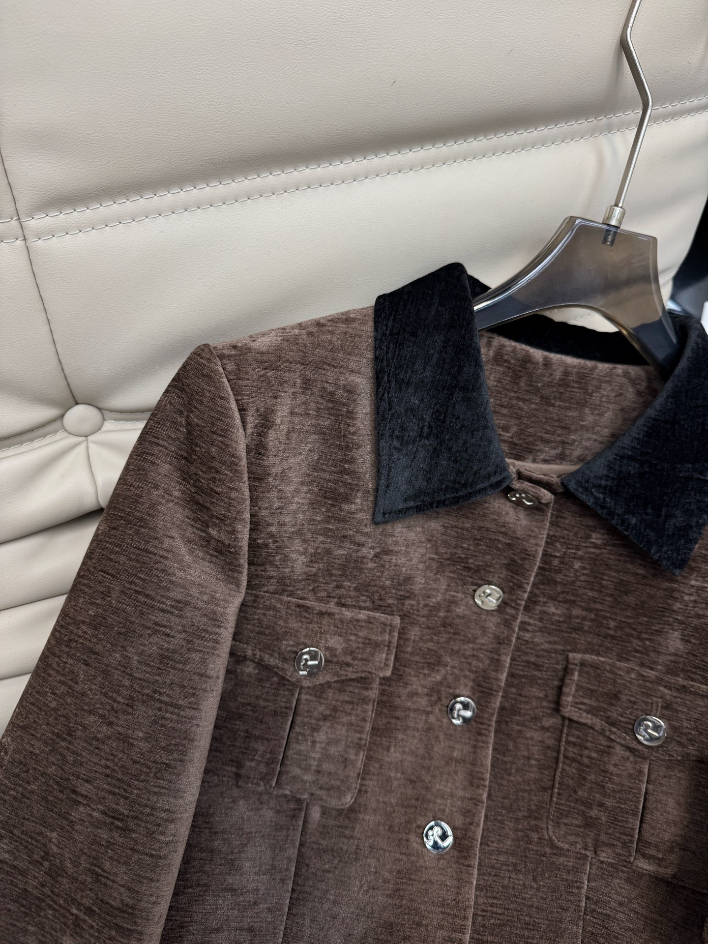 Wool Blend Two-Piece Set: Chic Short Coat & High-Waisted Skirt 4 i1759919538173 3330 0 2