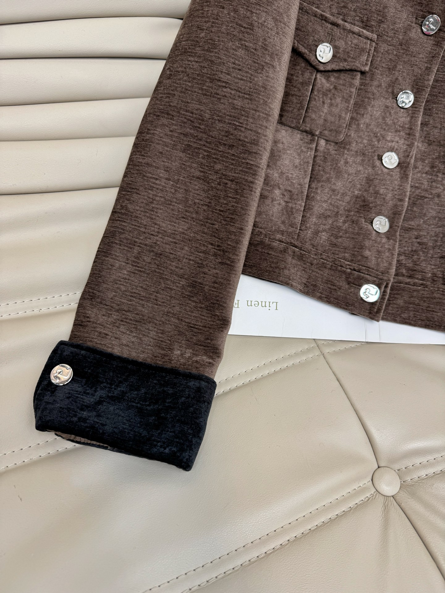 Wool Blend Two-Piece Set: Chic Short Coat & High-Waisted Skirt 5 i1759919633983 8376 0 3