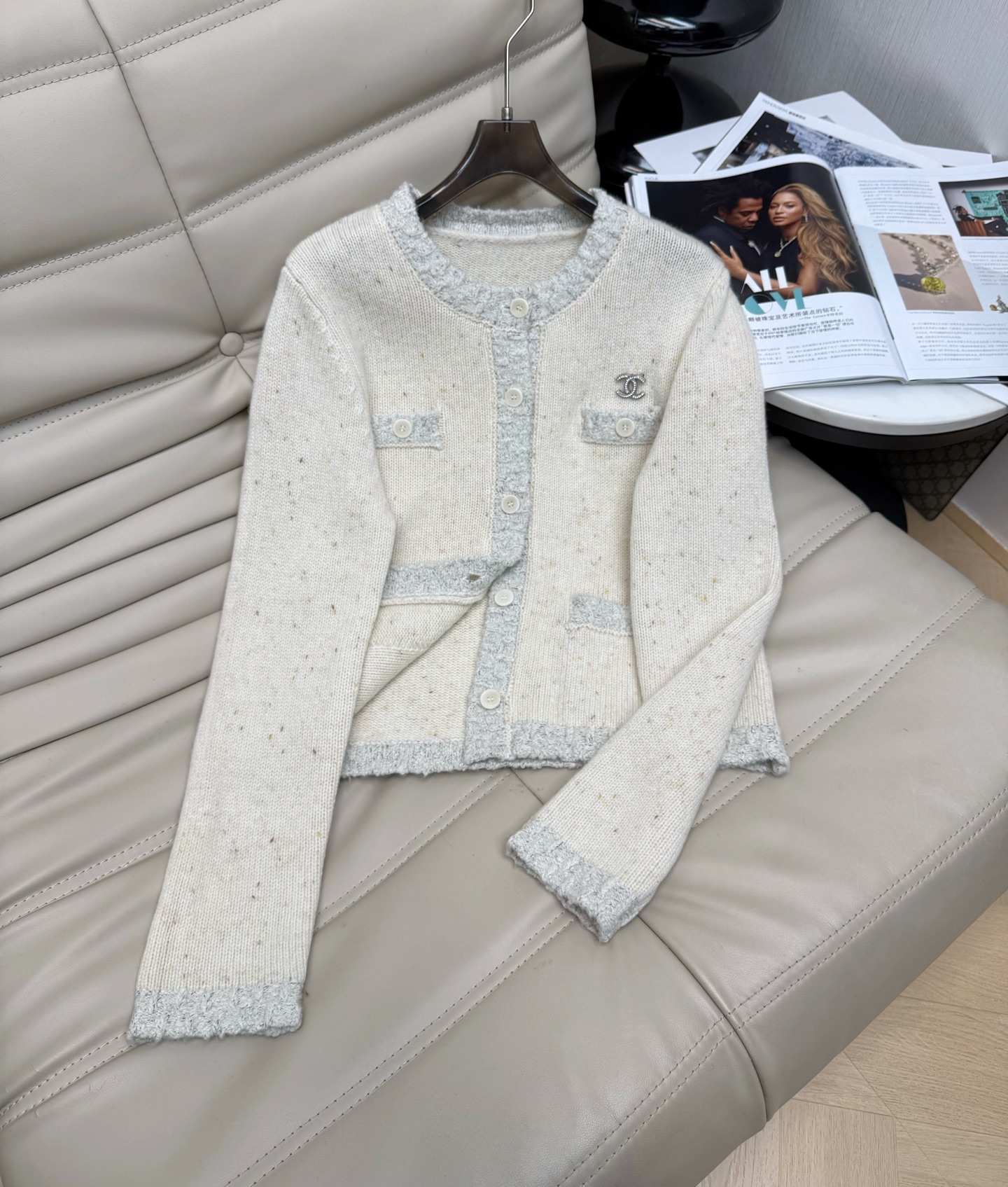 Elegant Wool Blend Two-Piece Set: Chic Top and High-Waisted Skirt 5 i1761645190427 5953 0 5