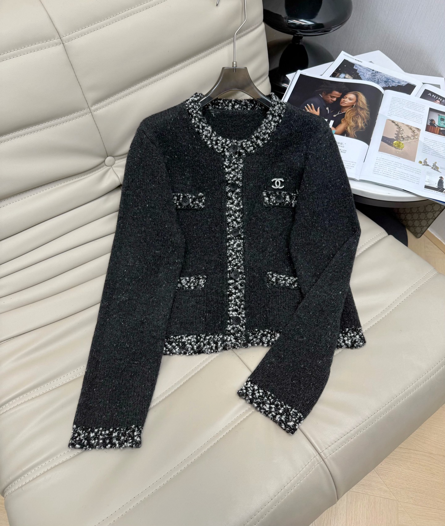 Elegant Wool Blend Two-Piece Set: Chic Top & High-Waisted Skirt 3 i1761645456530 3449 0 1