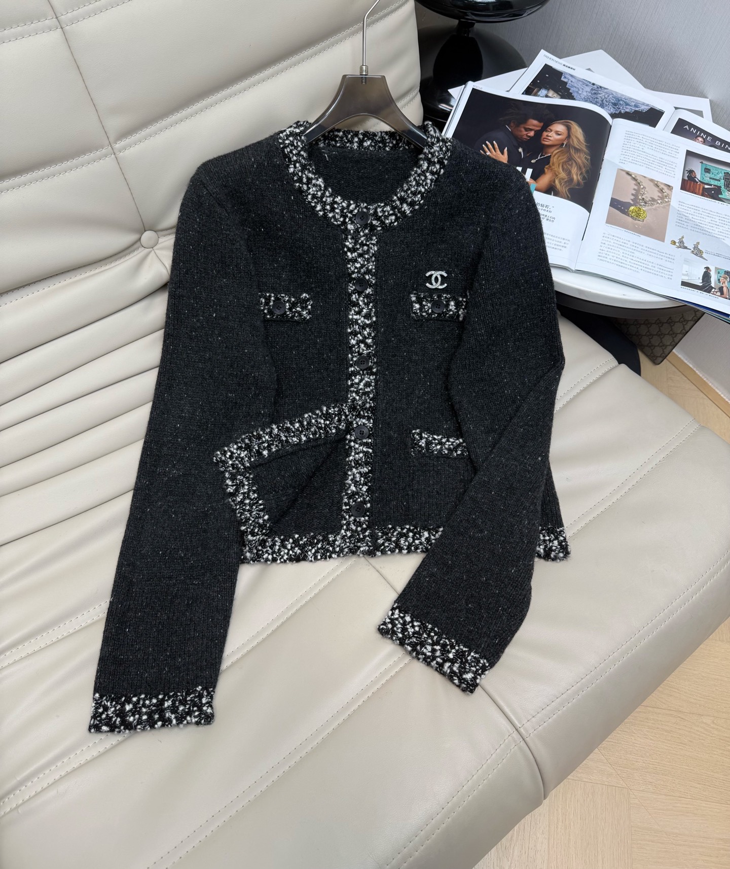 Elegant Wool Blend Two-Piece Set: Chic Top & High-Waisted Skirt 6 i1761645459692 5461 0 4