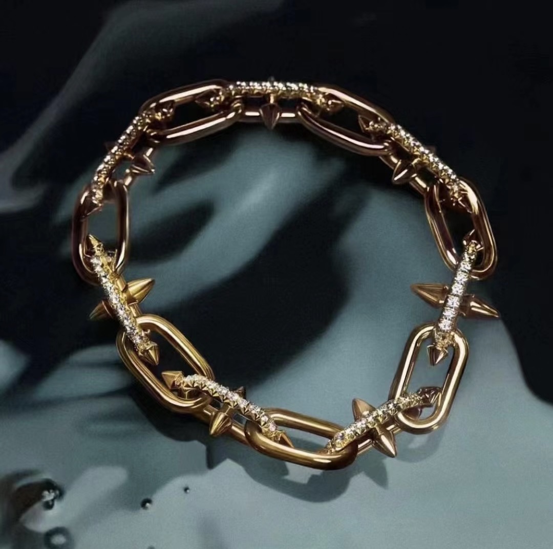 菲董联名TiffanyTitan海神波塞冬的三叉戟Tiffany三叉戟手链蒂芙尼手链它是菲董Pharre