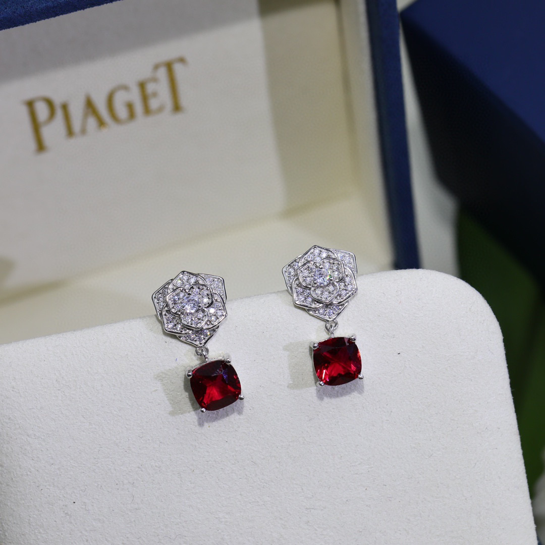 “¥380 Pure Silver Count IAGET Ruby Series Rose Nails in High-Quality Platinum Plating” - 图片 6