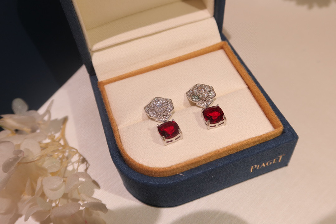 “¥380 Pure Silver Count IAGET Ruby Series Rose Nails in High-Quality Platinum Plating” - 图片 8