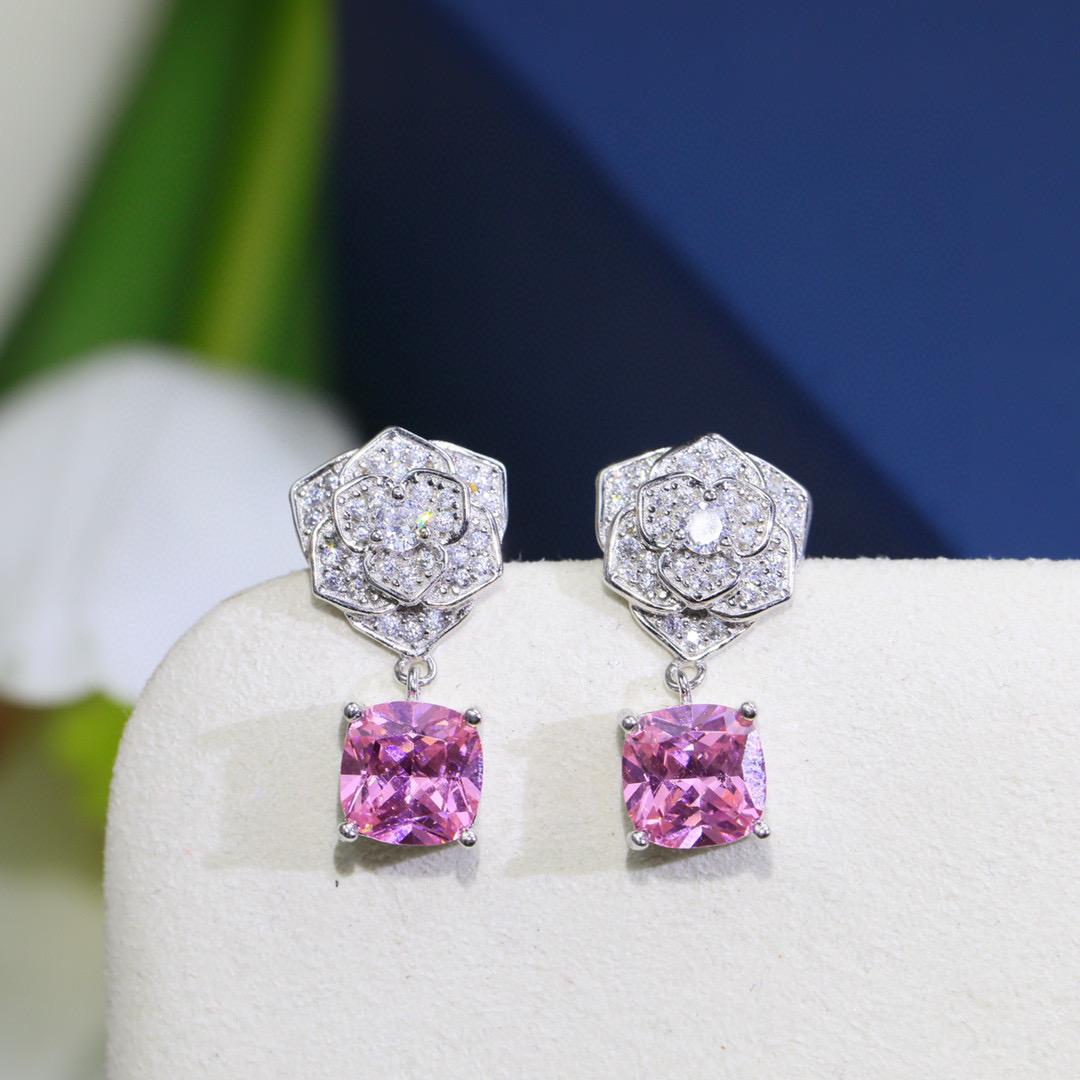 Exquisite Rose Nails in Count’s Pink Crystal Series with 925 Pure Silver Coating - 图片 3