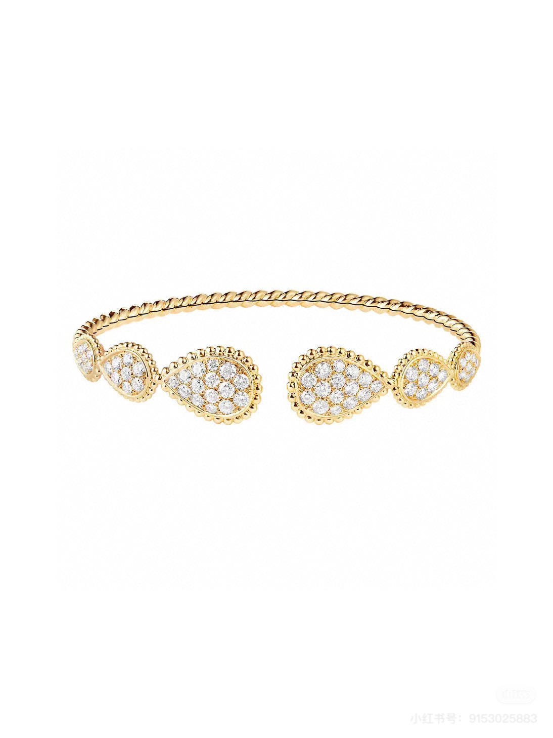 Luxurious Poseidon Water Drill Jewelry: Diamonds, Golden Pearls, and Gold Plating - 图片 2