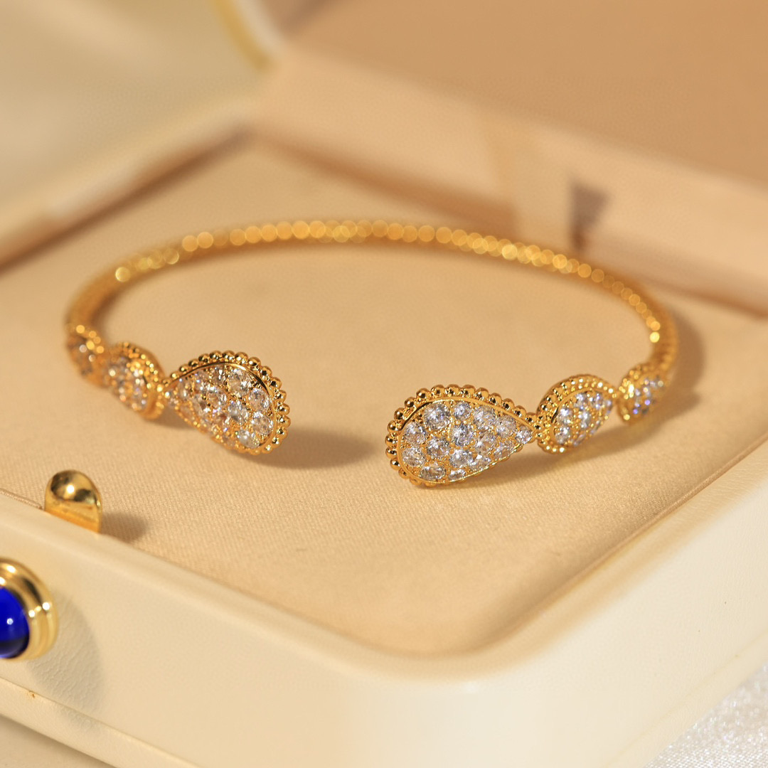 Luxurious Poseidon Water Drill Jewelry: Diamonds, Golden Pearls, and Gold Plating - 图片 6