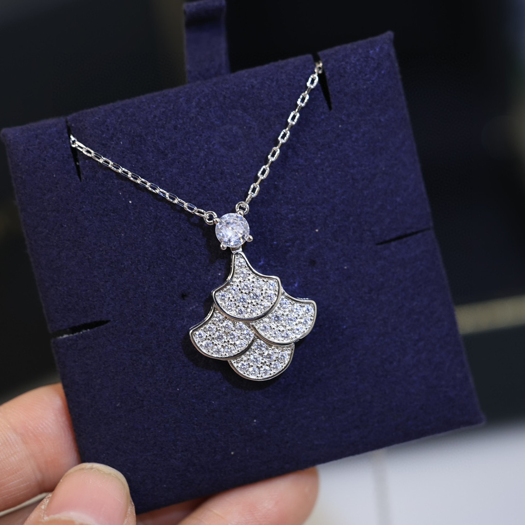  👼GRAFF®️格拉芙项链【925048】高级珠宝品牌！新款 气质 圆形项链  奢华💎镶嵌5A锆钻工艺