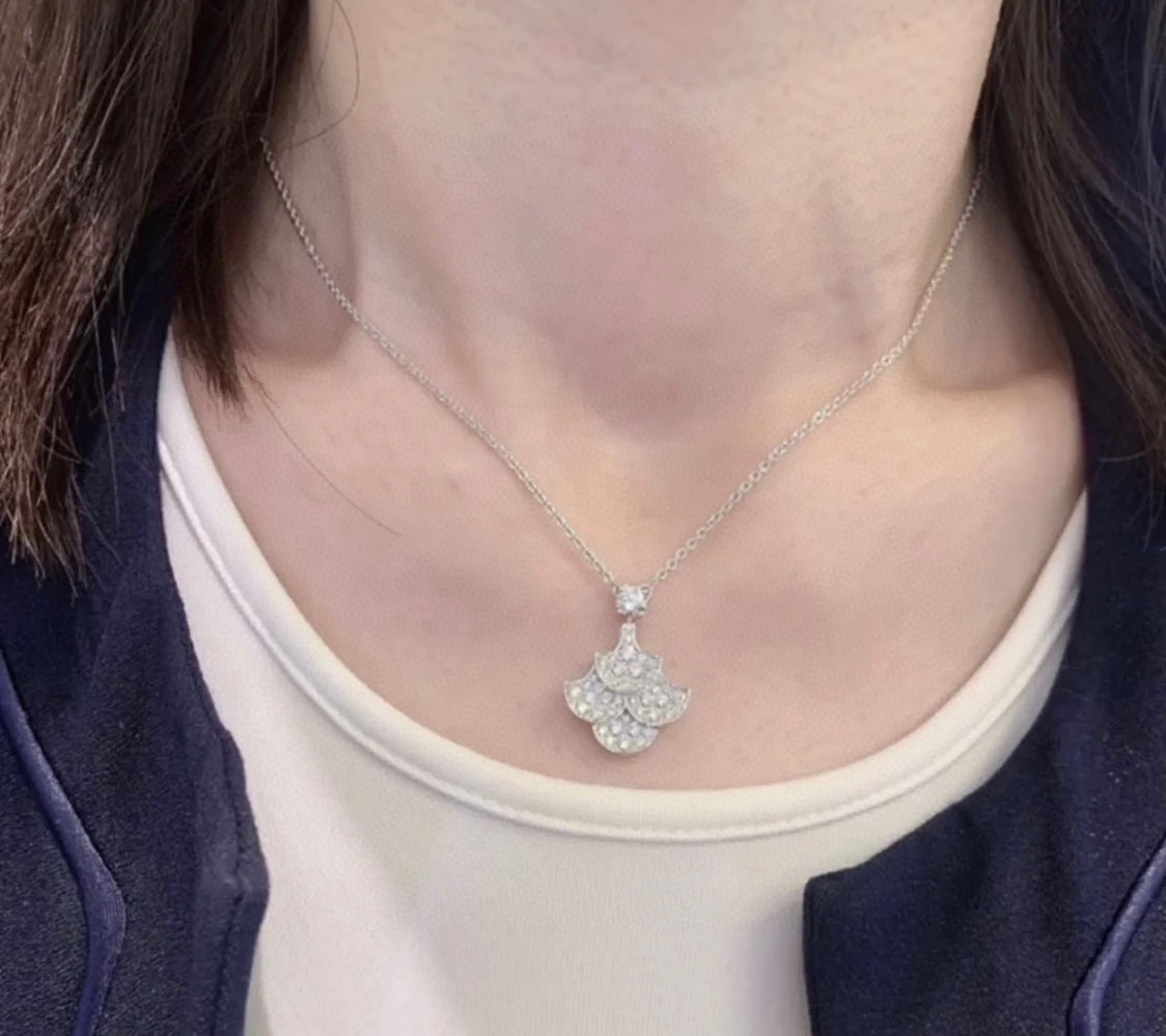  👼GRAFF®️格拉芙项链【925048】高级珠宝品牌！新款 气质 圆形项链  奢华💎镶嵌5A锆钻工艺