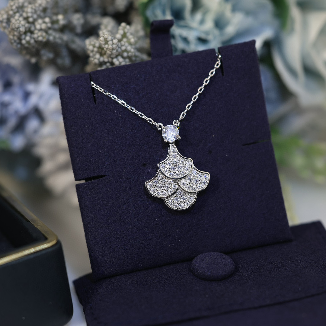  👼GRAFF®️格拉芙项链【925048】高级珠宝品牌！新款 气质 圆形项链  奢华💎镶嵌5A锆钻工艺