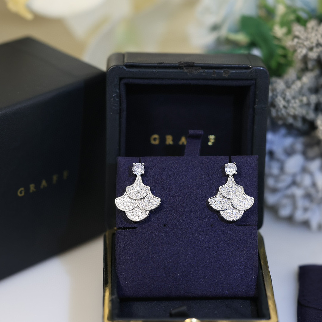  👼GRAFF®️格拉芙项链【925048】高级珠宝品牌！新款 气质 奢华💎镶嵌5A锆钻工艺 银针+亚金