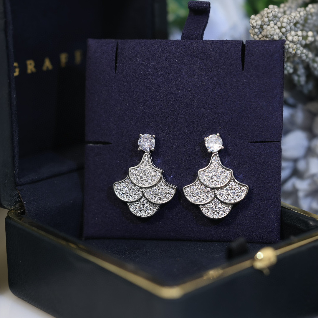  👼GRAFF®️格拉芙项链【925048】高级珠宝品牌！新款 气质 奢华💎镶嵌5A锆钻工艺 银针+亚金