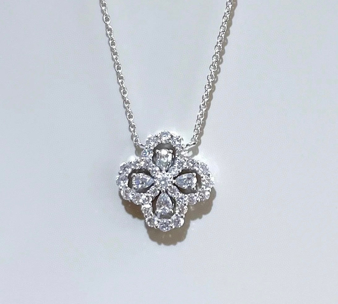 “Harry Winston Hayeston Thick Silver Necklace, S925 Pure Silver, Original Classic Design” - 图片 9