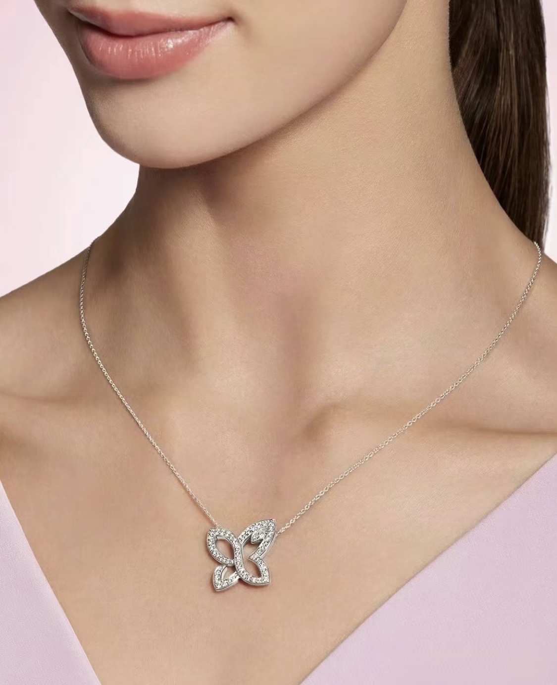 Luxury Harry Winston Gold Necklace with High-Quality Logo and Platinum Refinement - 图片 3