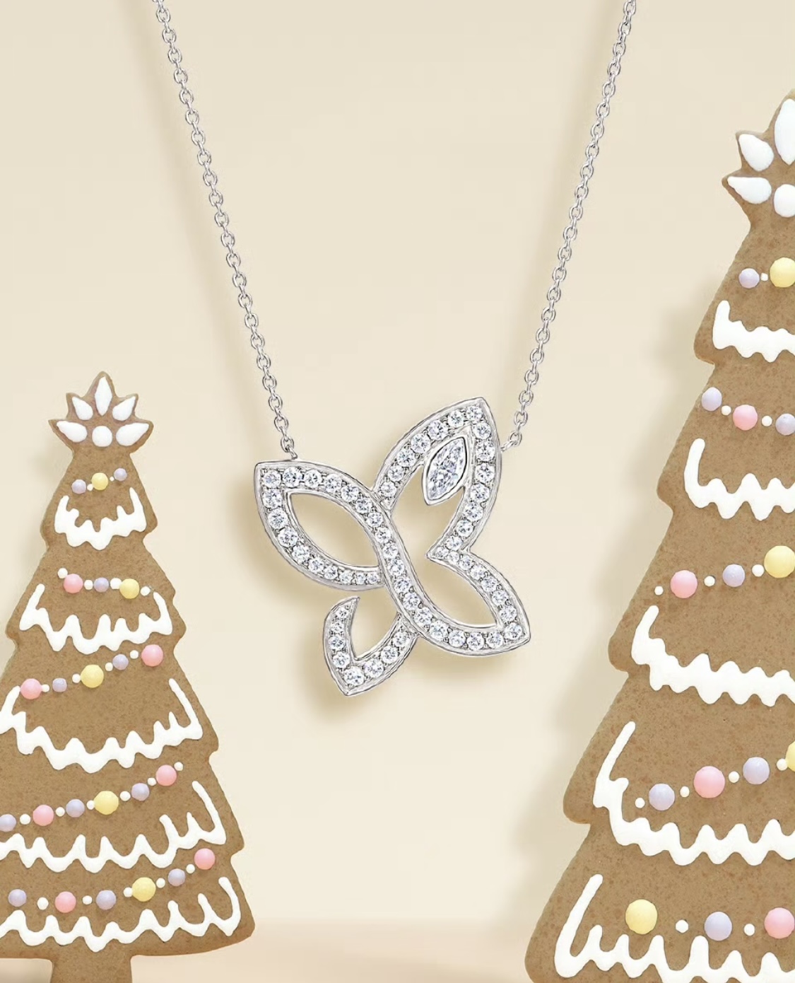 Luxury Harry Winston Gold Necklace with High-Quality Logo and Platinum Refinement - 图片 2